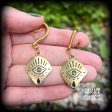 Evil eye gauged earrings-All seeing eye ear gauges For Cheap