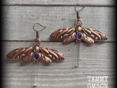 Dragonfly earrings-Cottagecore-Fairycore earrings Hot on Sale