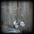 Frying pan and eggs earrings-Fried egg earrings on Sale