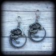 Alien Queen Xenomorph earrings-Science fiction ear hangers Discount