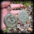 Jade dragon ear weights-Chinese jade gauged earrings Supply