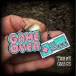 Game Over gaming console earrings-Gamer girl earrings Online Sale